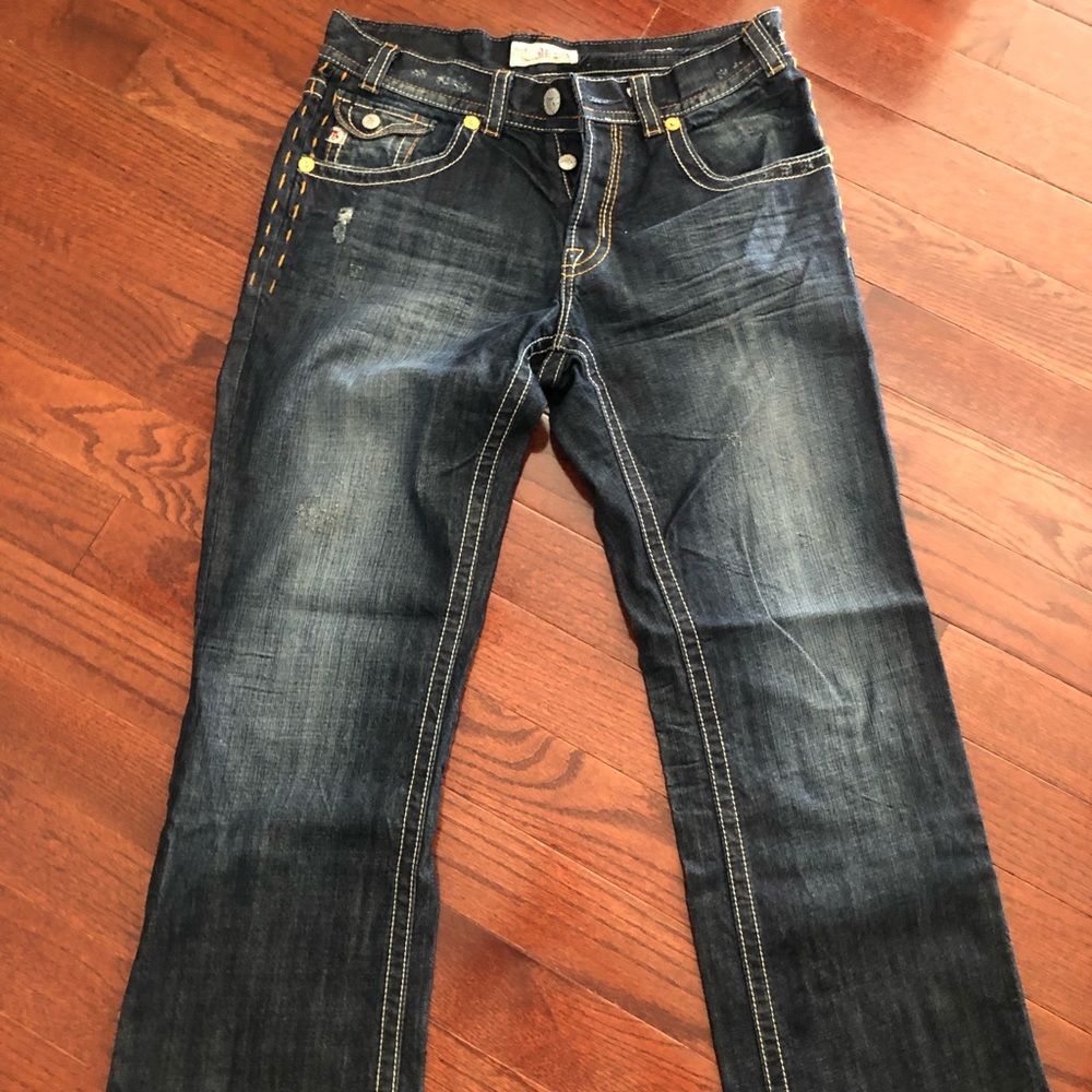 MEK denim dark wash